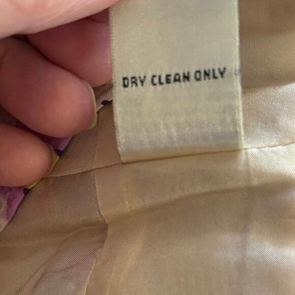 Jill Stuart Collection Size 6 Priscilla Crop Top Floral Josephine Print Silk - Picture 6 of 6